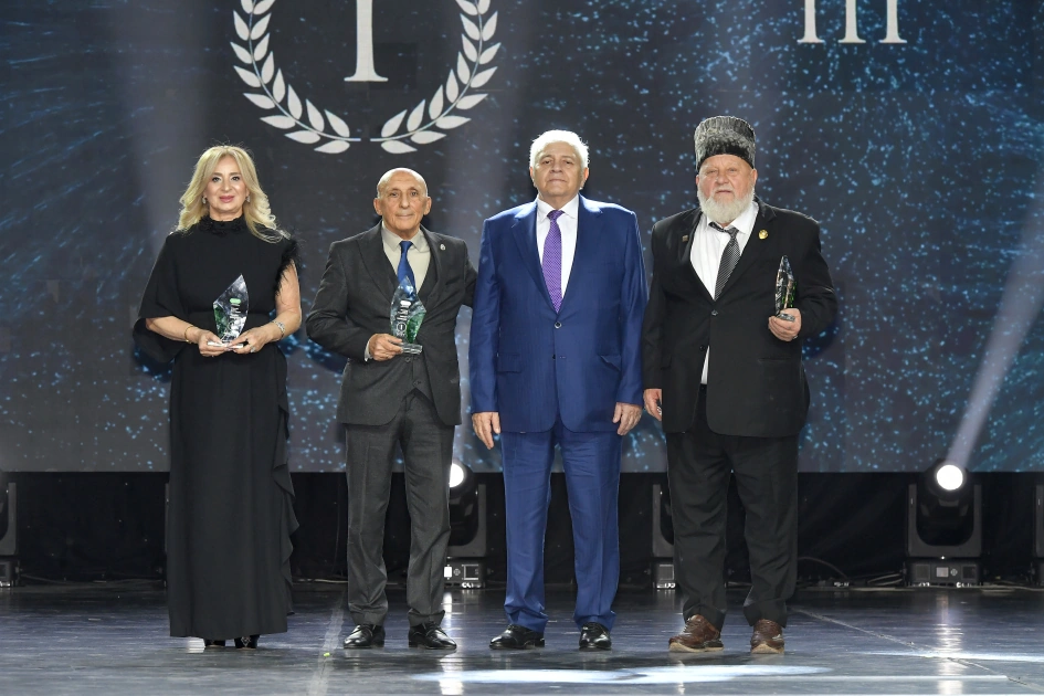 VP of Heydar Aliyev Foundation Leyla Aliyeva and Head of Baku Media Center Arzu Aliyeva attend Gala Ceremony regarding year's sports results