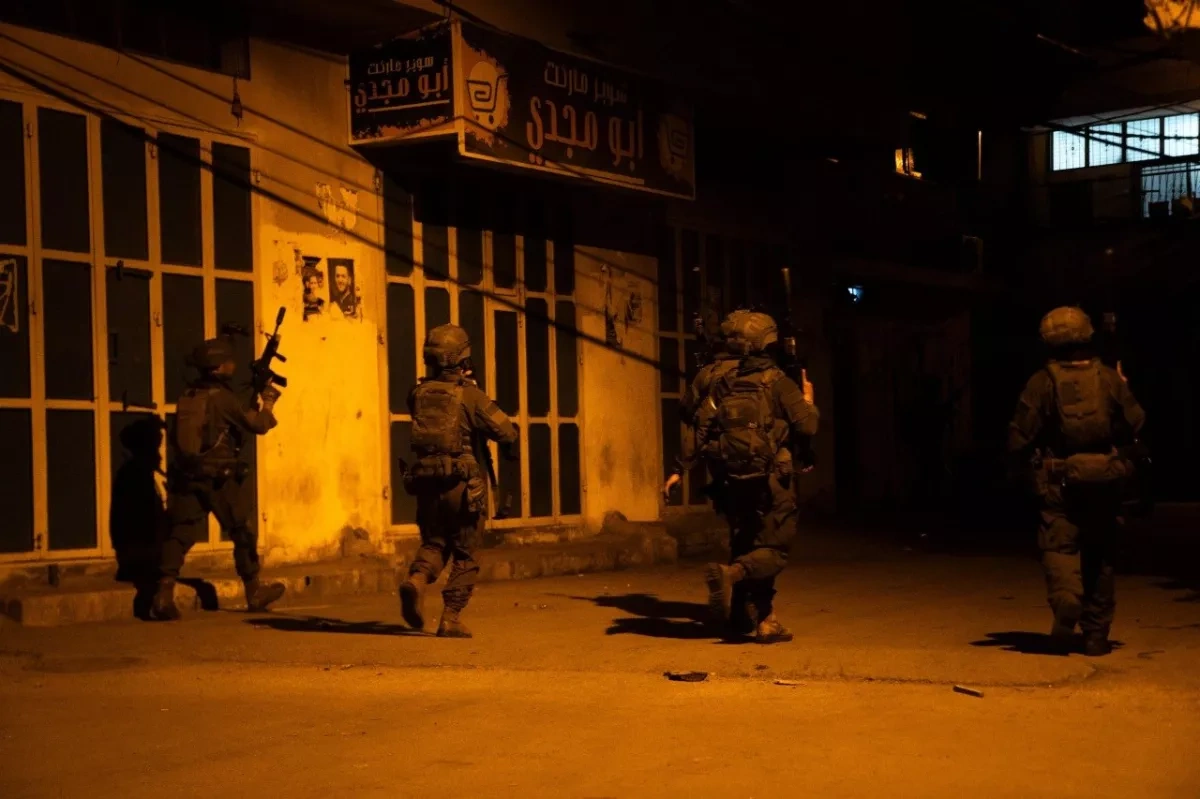 Israeli forces say they dismantled 30 weapons-making machines near Nablus PHOTO