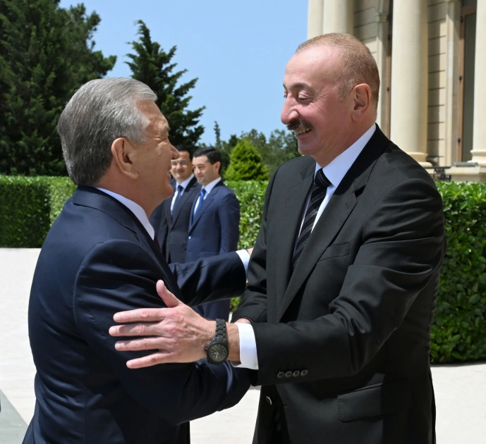 President Ilham Aliyev gives interview to Uzbekistan National News Agency (PHOTO)