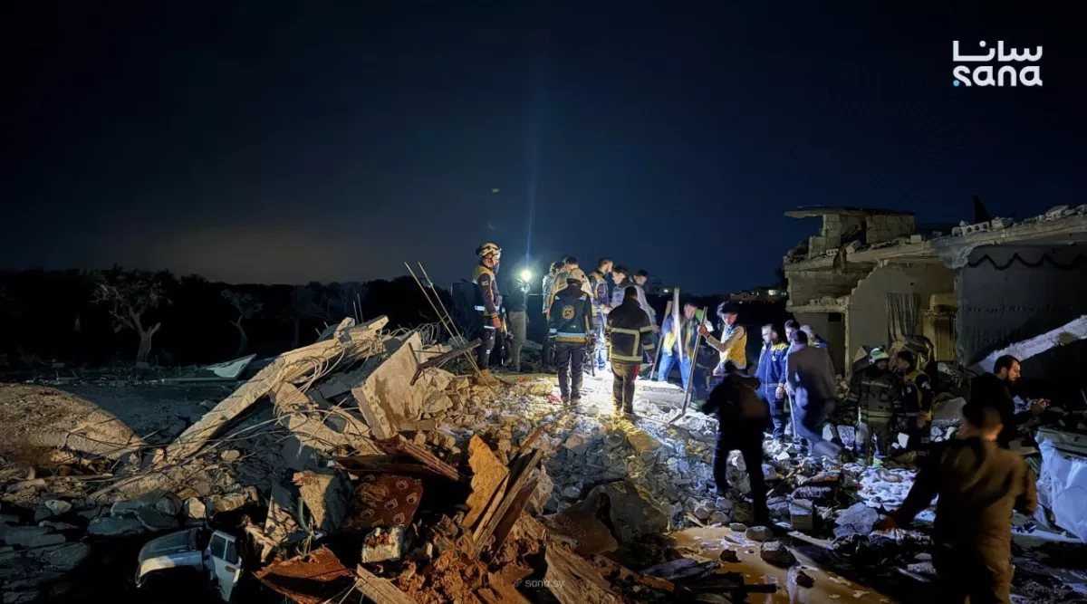 Explosion at ammunition warehouse in Syria kills three, including children photo / video