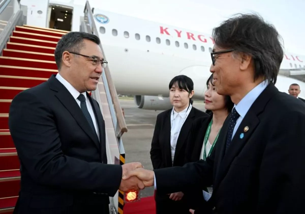 Kyrgyz president arrives in South Korea for official visit