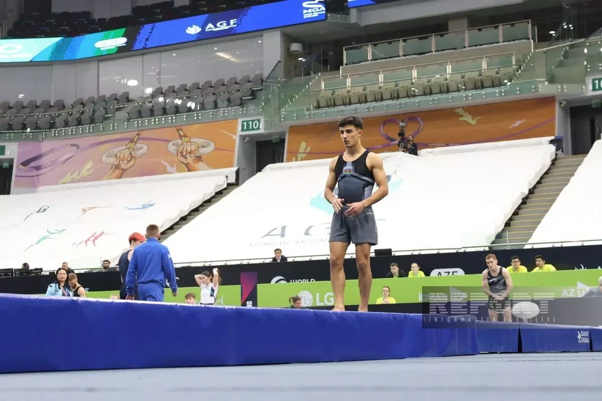 Azerbaijani gymnasts ascend onto podium at FIG World Cup AGF Trophy 2026 in Baku / PHOTO