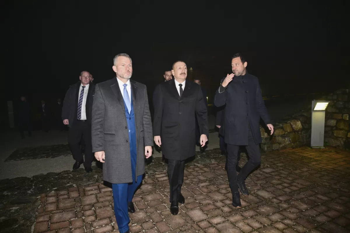 Azerbaijani, Slovak presidents visit historic Devin Castle in Bratislava PHOTO