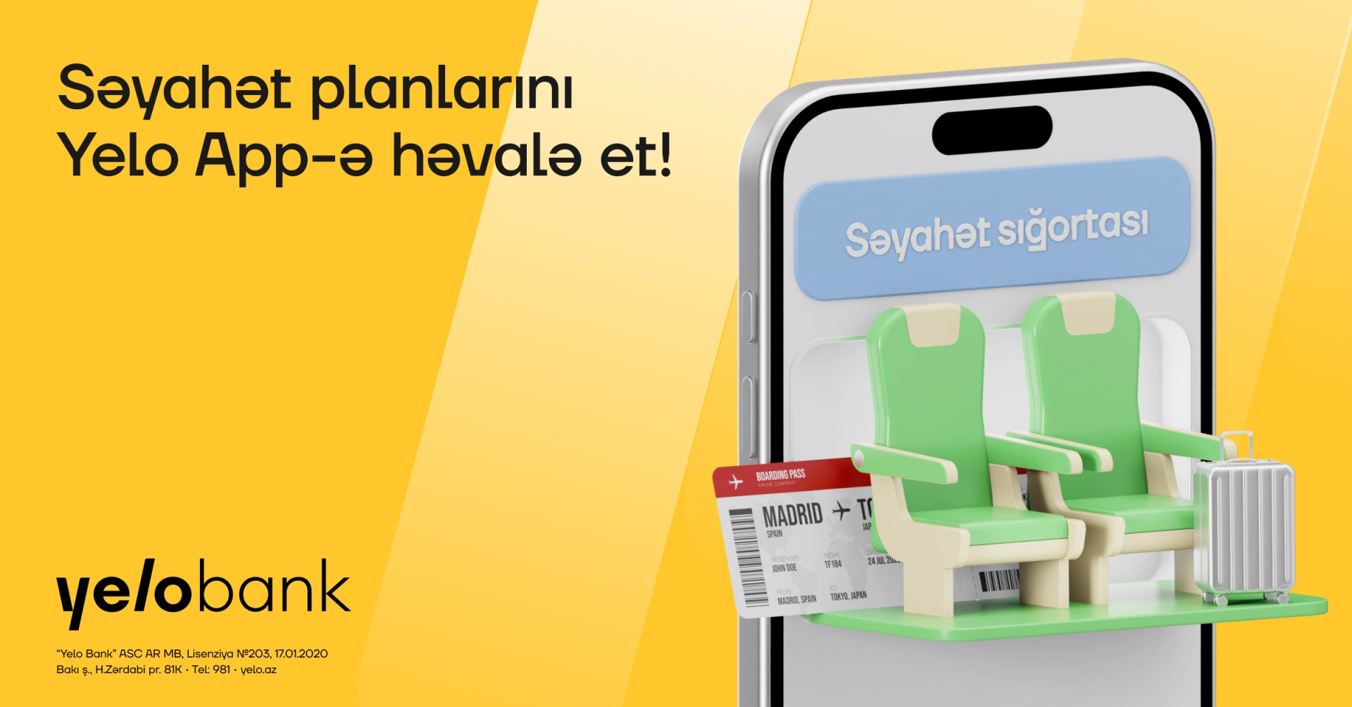 Leave your travel plans to Yelo App!