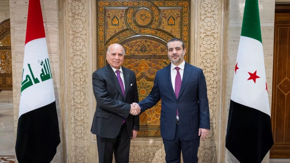 Syrian, Iraqi foreign ministers discuss strengthening ties in Damascus