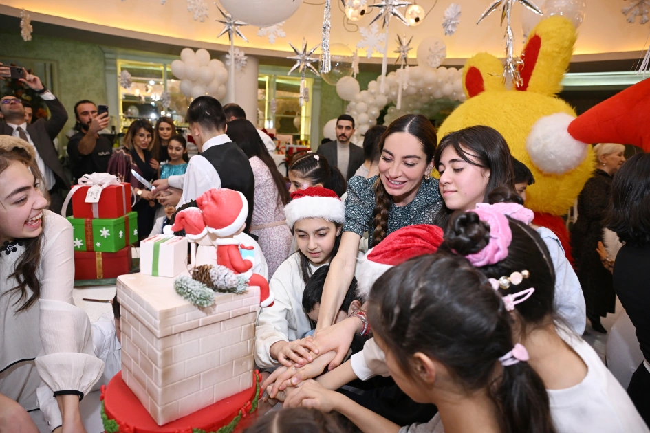 Heydar Aliyev Foundation VP Leyla Aliyeva, Head of Baku Media Center Arzu Aliyeva and Alena Aliyeva join festive celebrations for children with special needs in Baku (PHOTO)