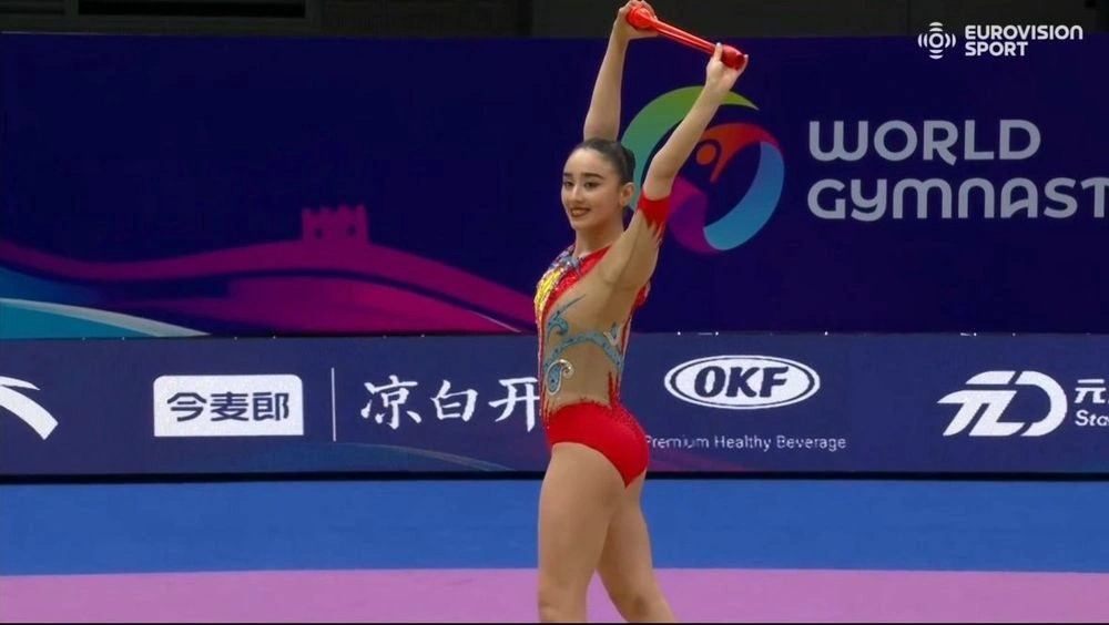 Azerbaijani gymnasts take part in World Championships (PHOTO)