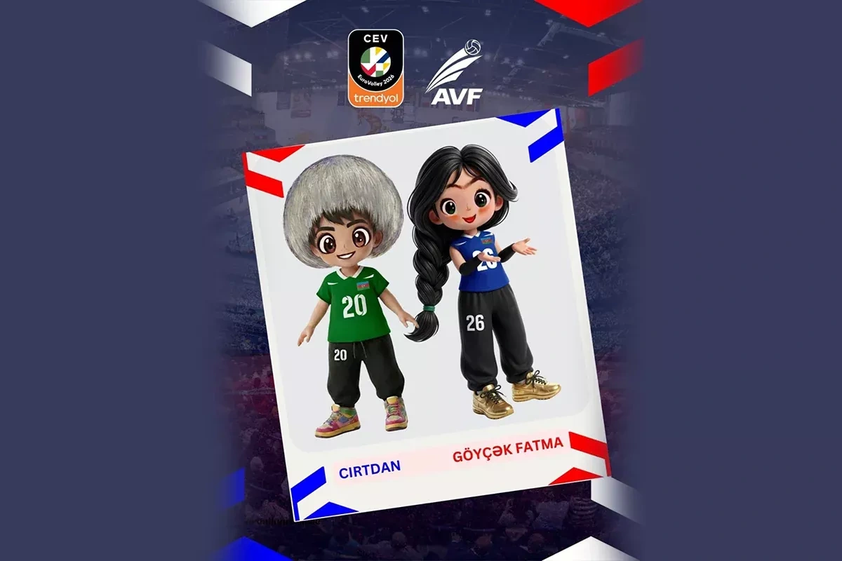 Azerbaijani fairy-tale characters named mascots for European Volleyball Championship PHOTO