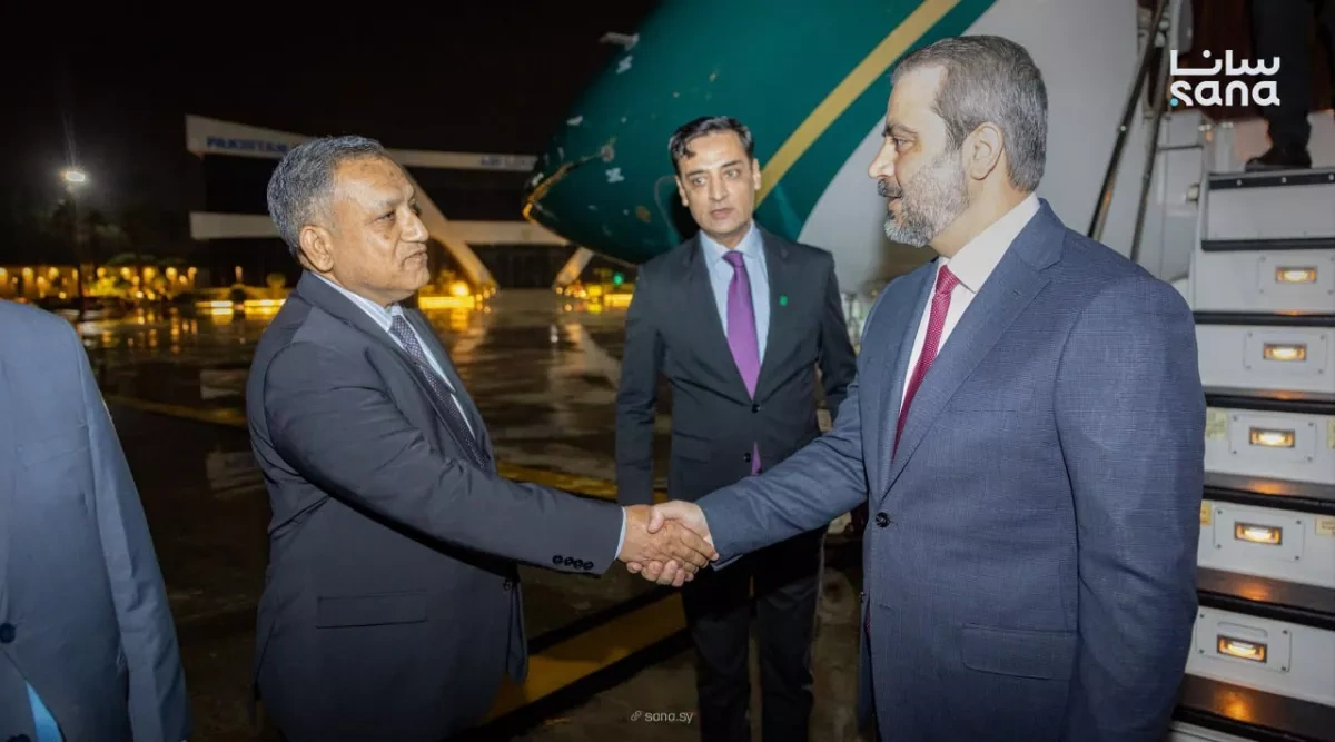 Syrian FM Asaad Al-Shaibani arrives in Islamabad