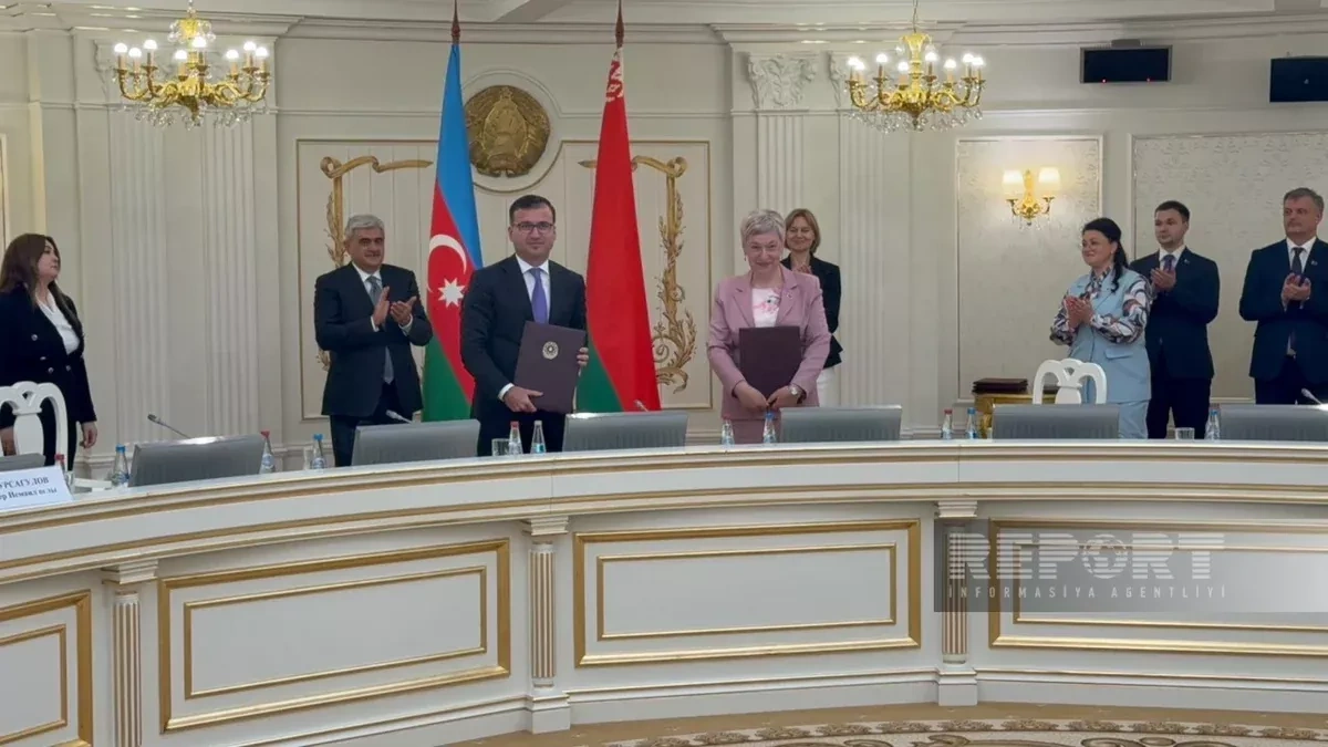 Azerbaijan, Belarus sign wide-ranging cooperation deals in Minsk PHOTO