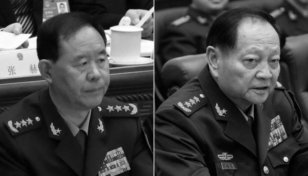 China's military purge targets top brass as president consolidates control PHOTO