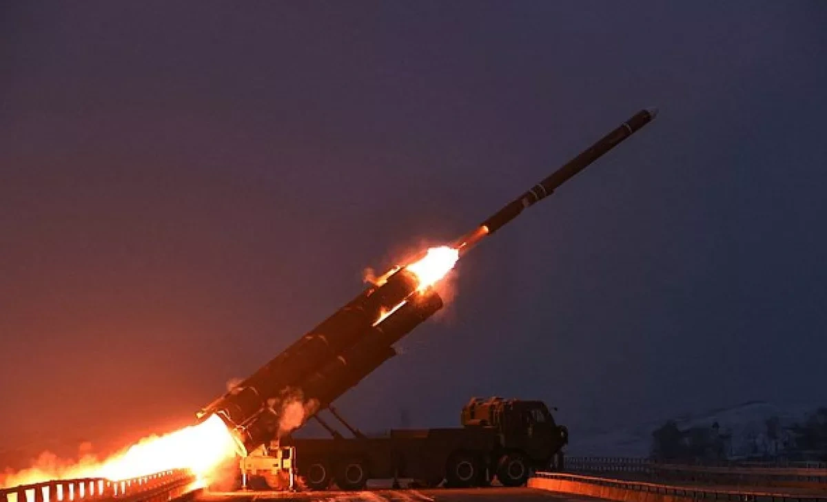 North Korea conducts long-range cruise missile test Photo