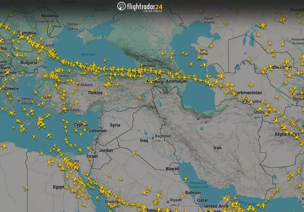 Flightradar24: Azerbaijan becomes vital air corridor amid Middle East crisis