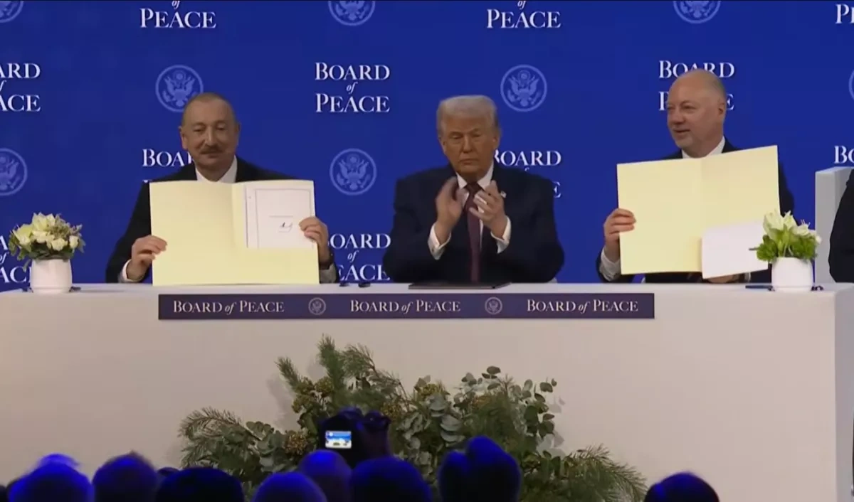 Azerbaijani president signs Board of Peace Charter at Davos PHOTO / VIDEO