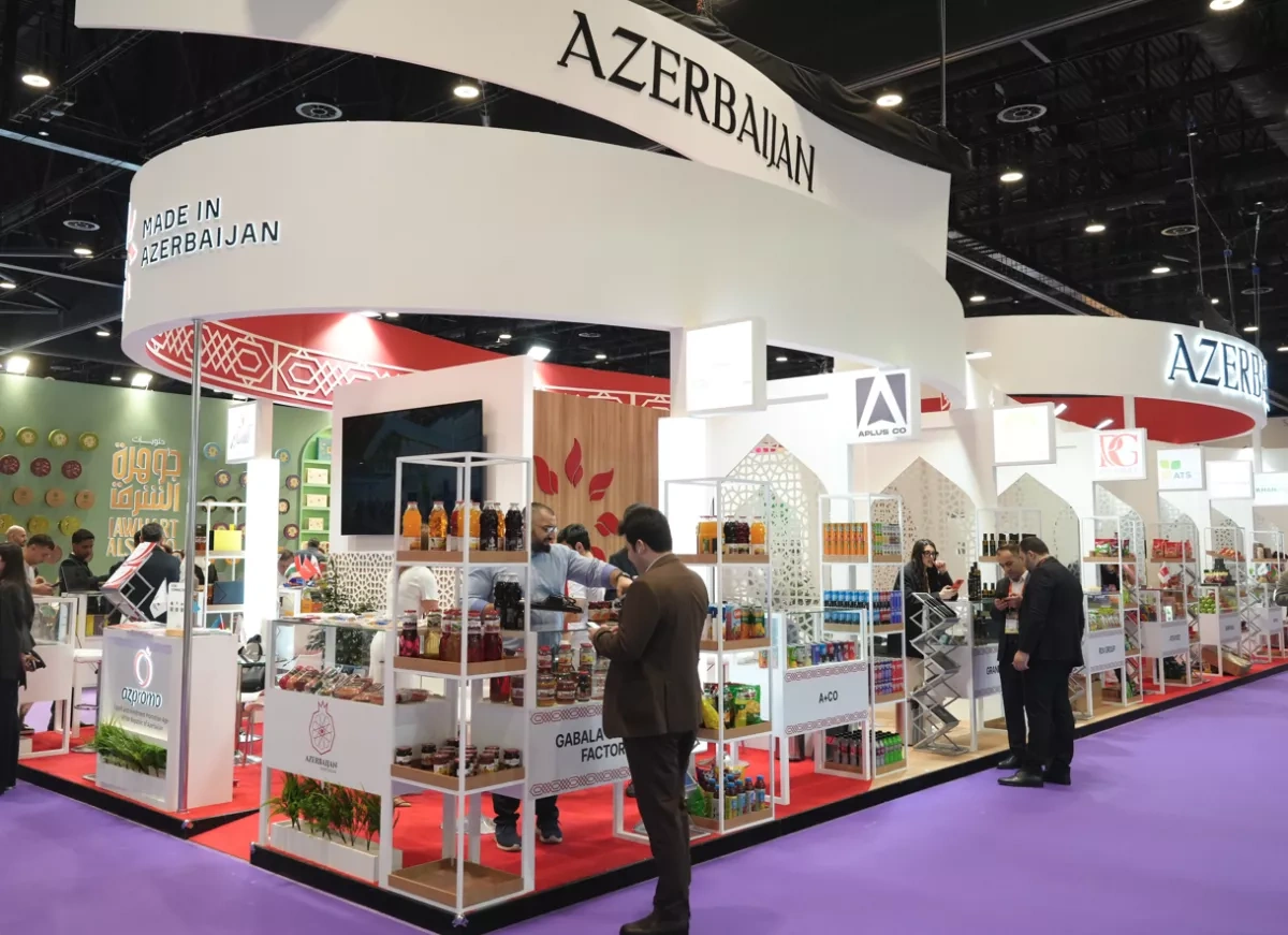 Azerbaijan exhibits its best food & beverages at int'l expo in Dubai PHOTO