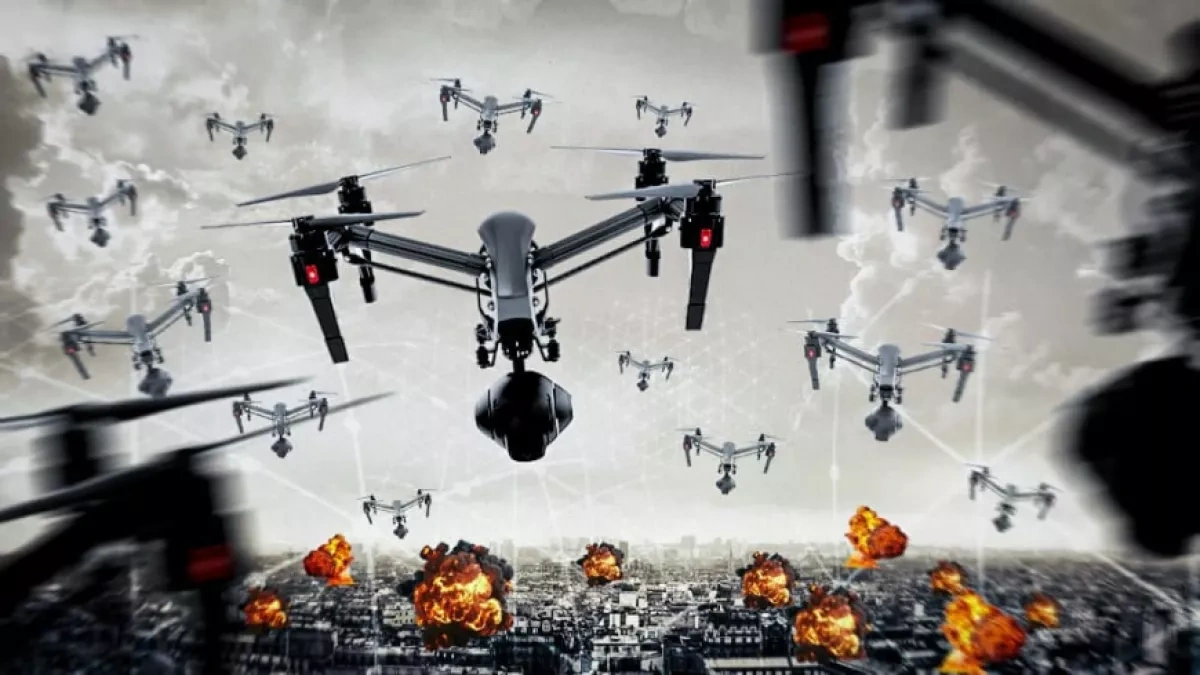 UK tests swarm of autonomous AI-powered drones