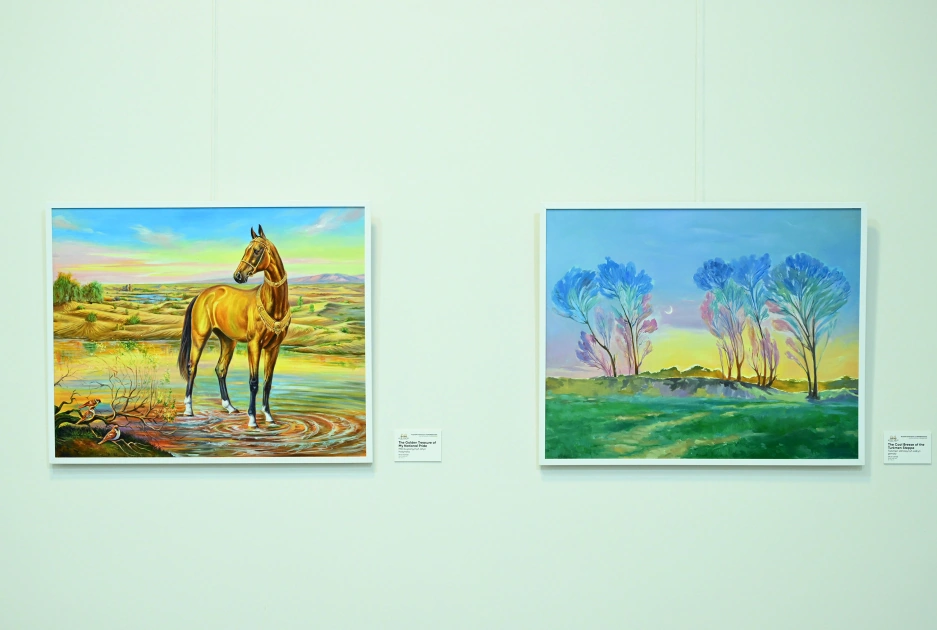 Heydar Aliyev Foundation VP Leyla Aliyeva attends opening of MAMA “Mother Nature” international art exhibition in Ashgabat (PHOTO)