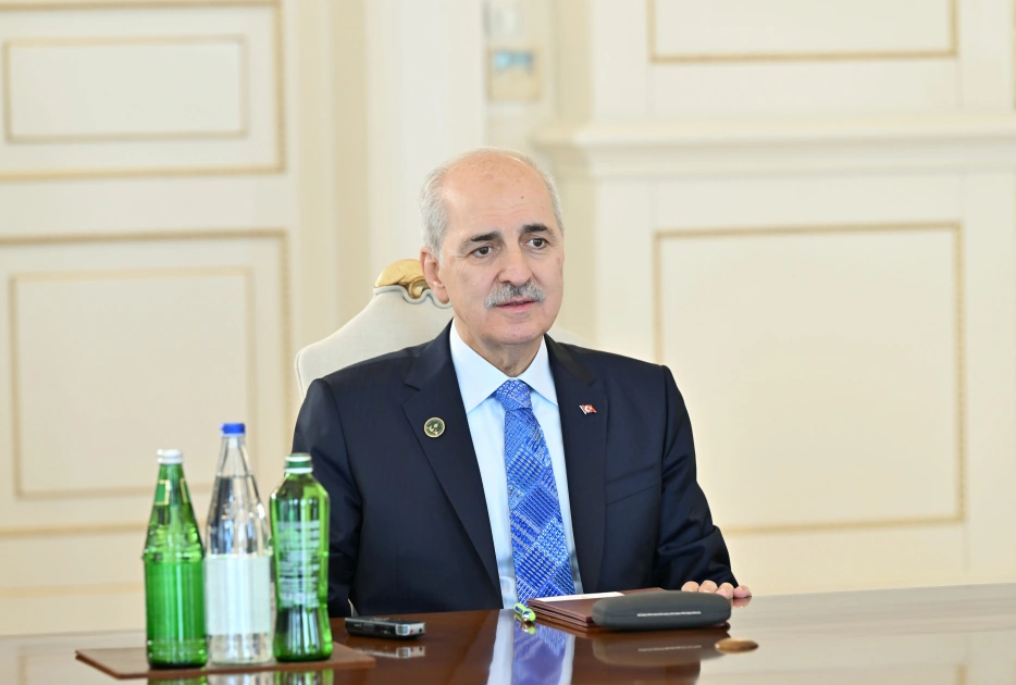 President Ilham Aliyev receives delegation led by Speaker of Grand National Assembly of Türkiye (PHOTO)