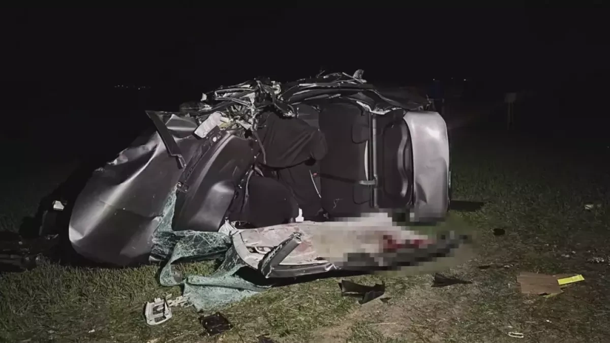 Five dead, one injured in serious accident in Çanakkale, Türkiye PHOTO