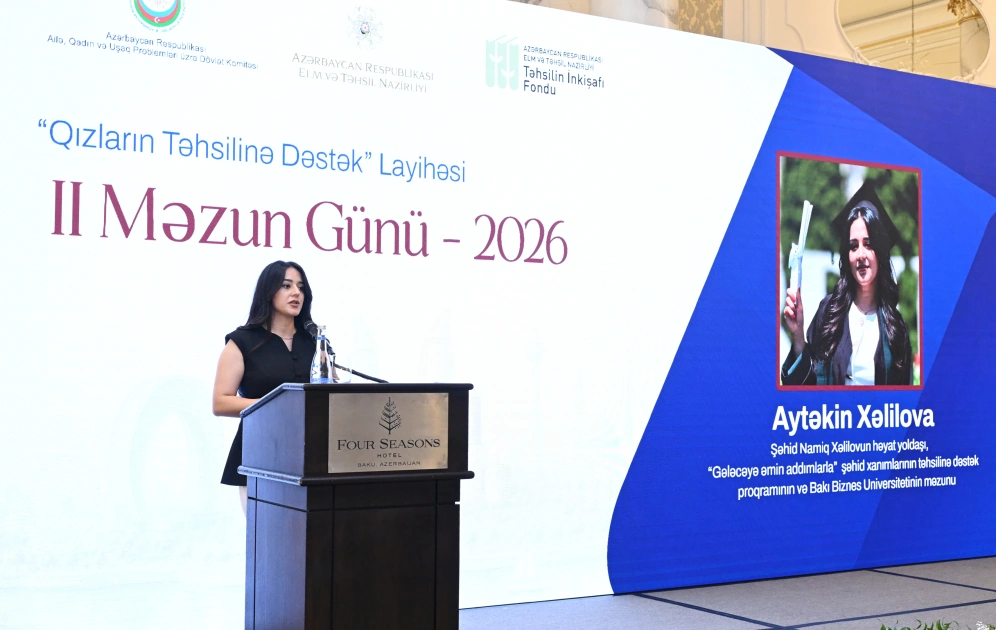 Heydar Aliyev Foundation VP Leyla Aliyeva participates in Second Graduation Day of “Support for Girls’ Education” project (PHOTO)