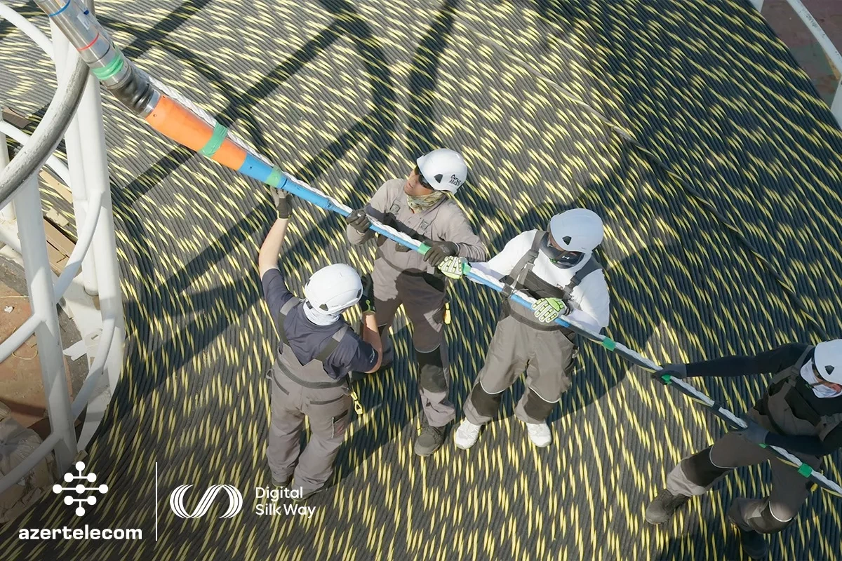 First Trans-Caspian fiber-optic cable completed, linking Europe, Asia PHOTO