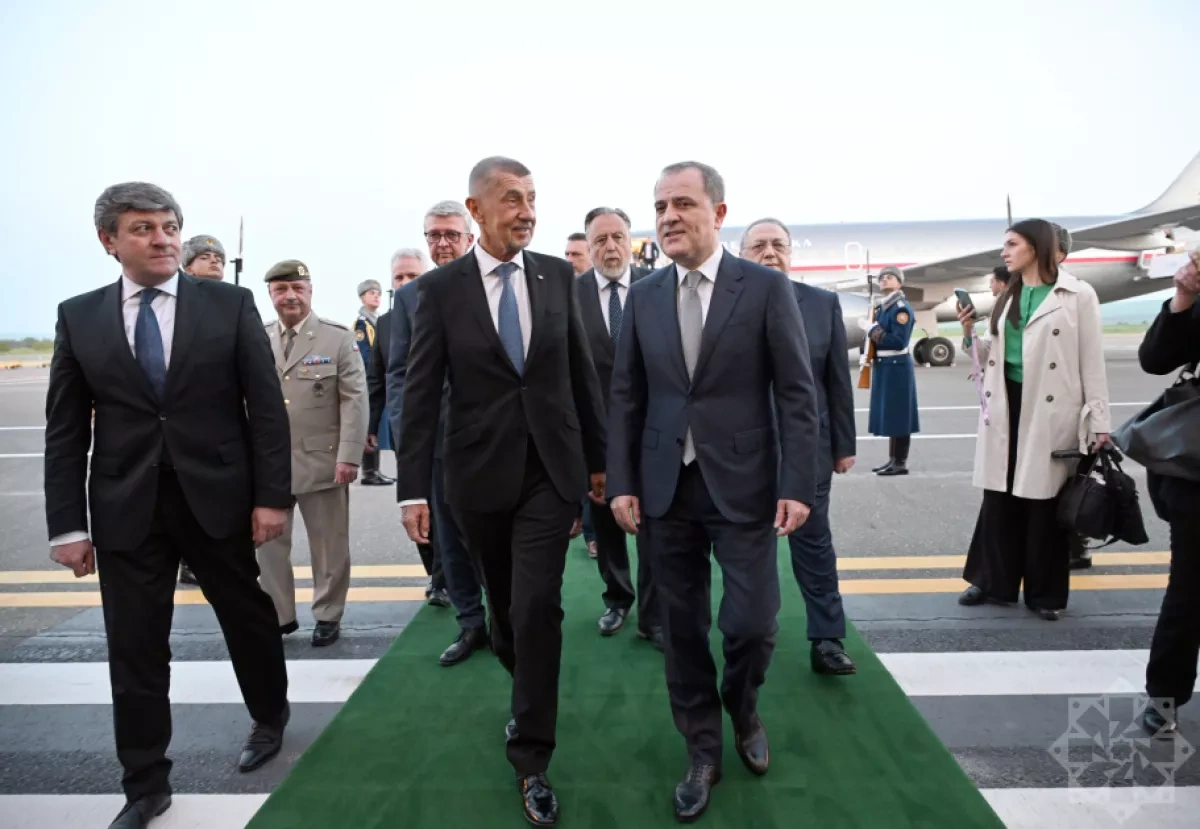 Czech prime minister arrives in Azerbaijan on official visit PHOTO