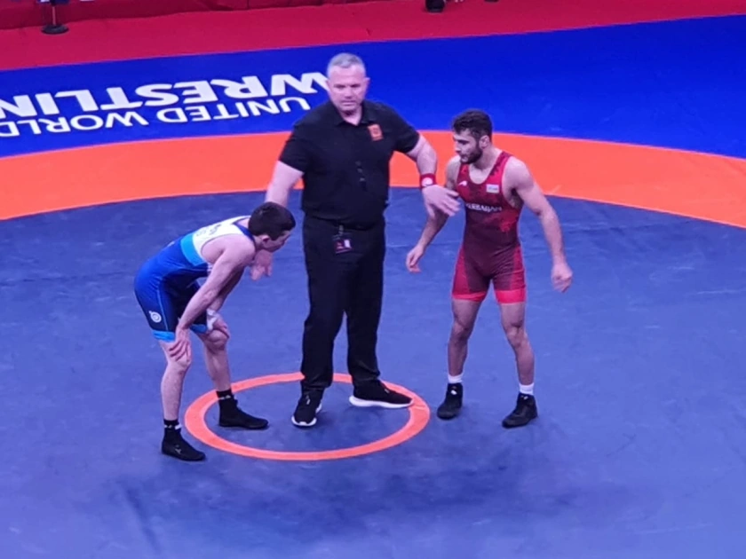 Azerbaijani wrestler wins silver medal at European Championship