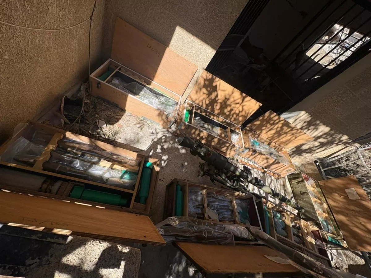 Israeli military uncovers massive weapons cache in southern Lebanon PHOTO