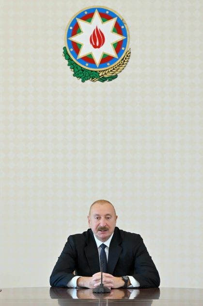 President Ilham Aliyev receives heads of security bodies of OTS member states (PHOTO)
