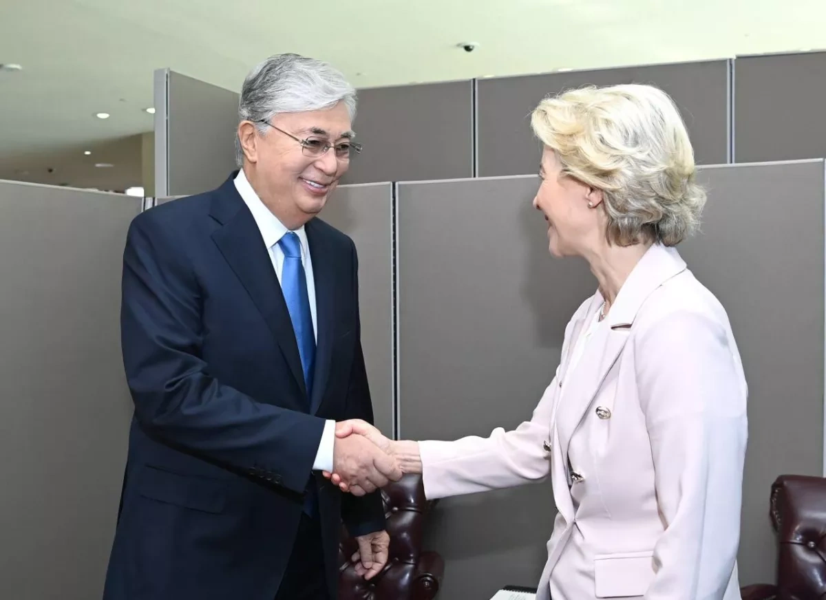 EU, Kazakhstan near deal on visa facilitation, von der Leyen says