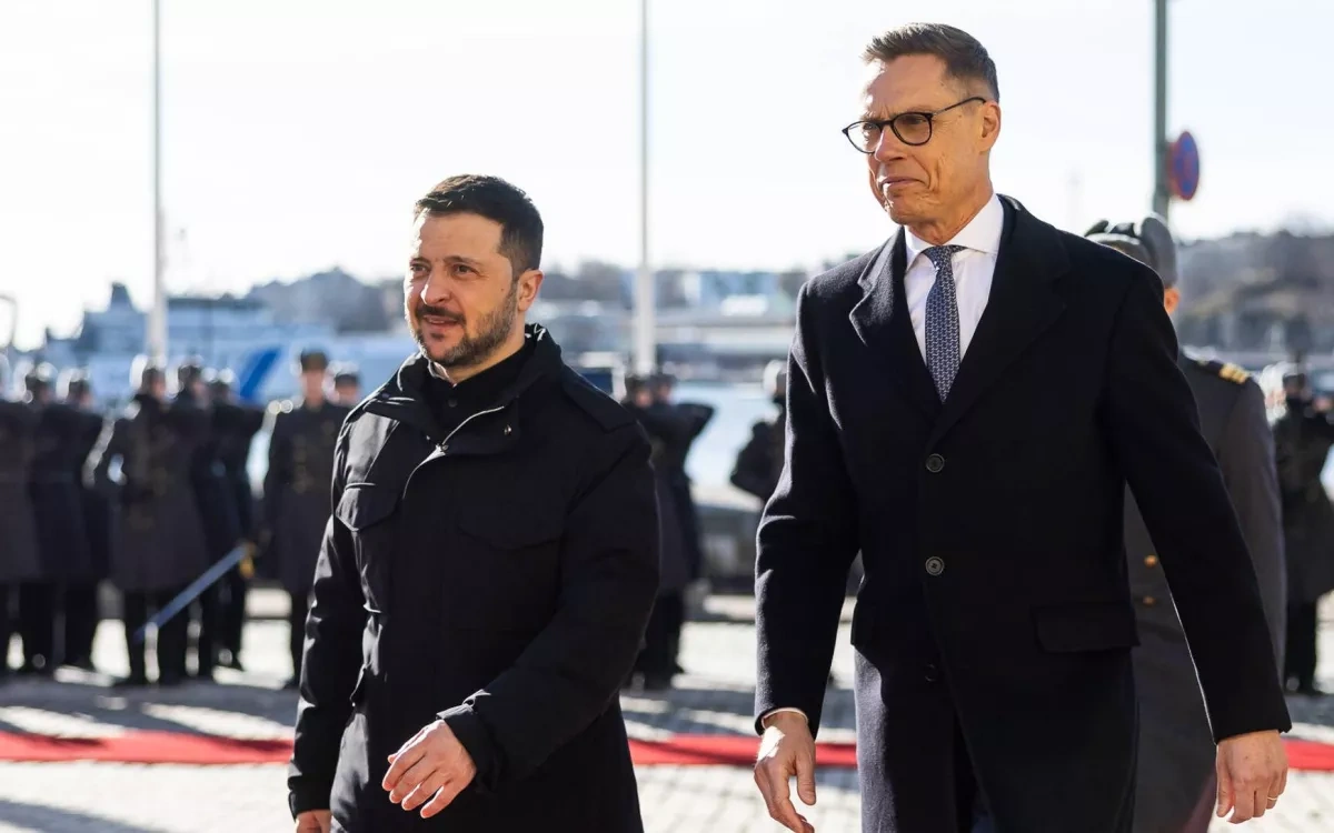Ukrainian, Finnish presidents align strategies ahead of Berlin negotiations