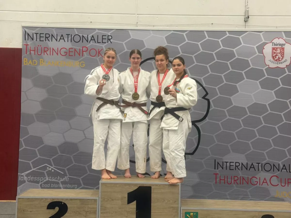 Azerbaijan female judokas win six medals at Thuringia Cup in Germany PHOTO