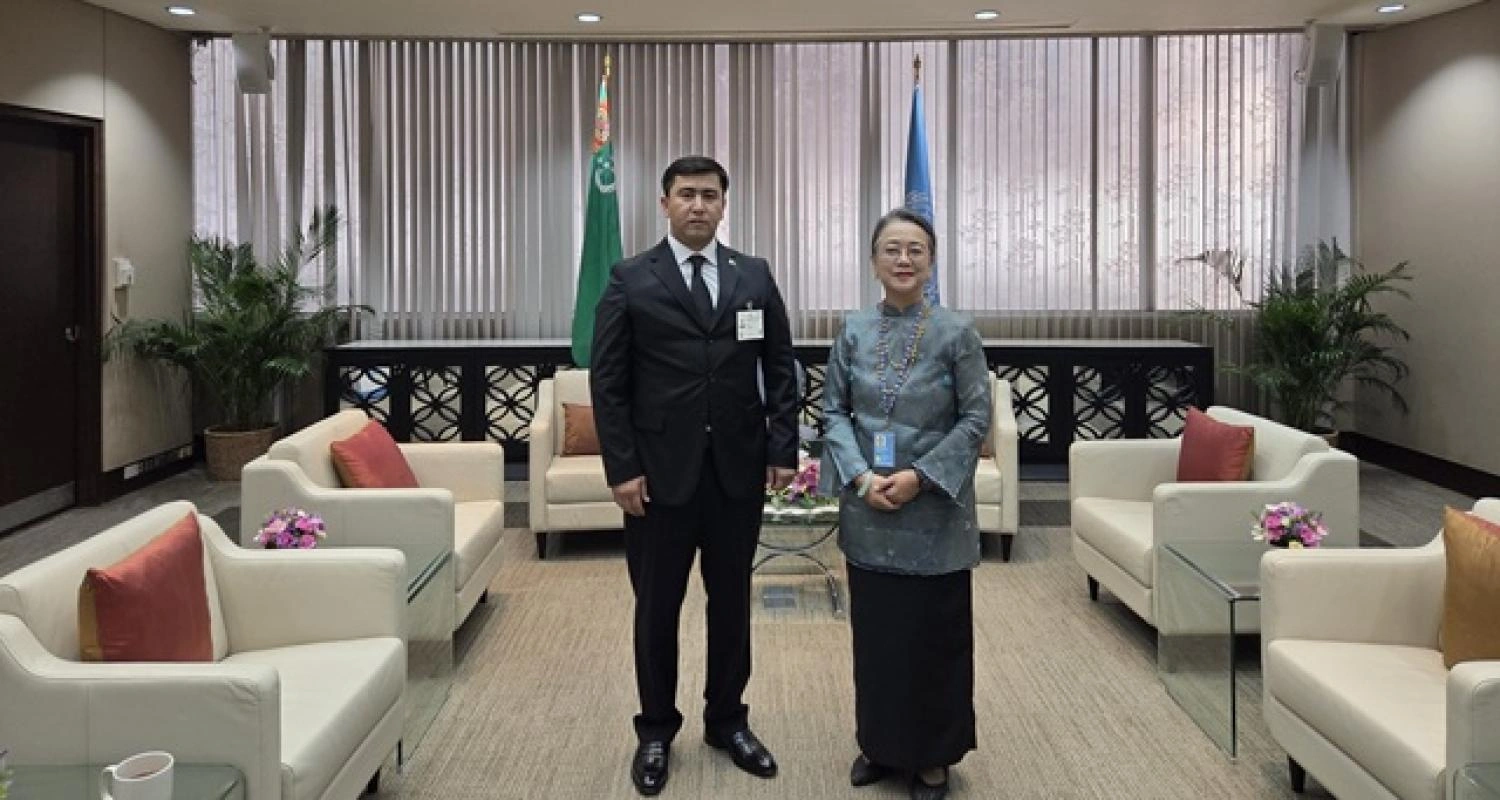 Turkmenistan and UN ESCAP discuss co-op on sustainable dev't and climate initiatives