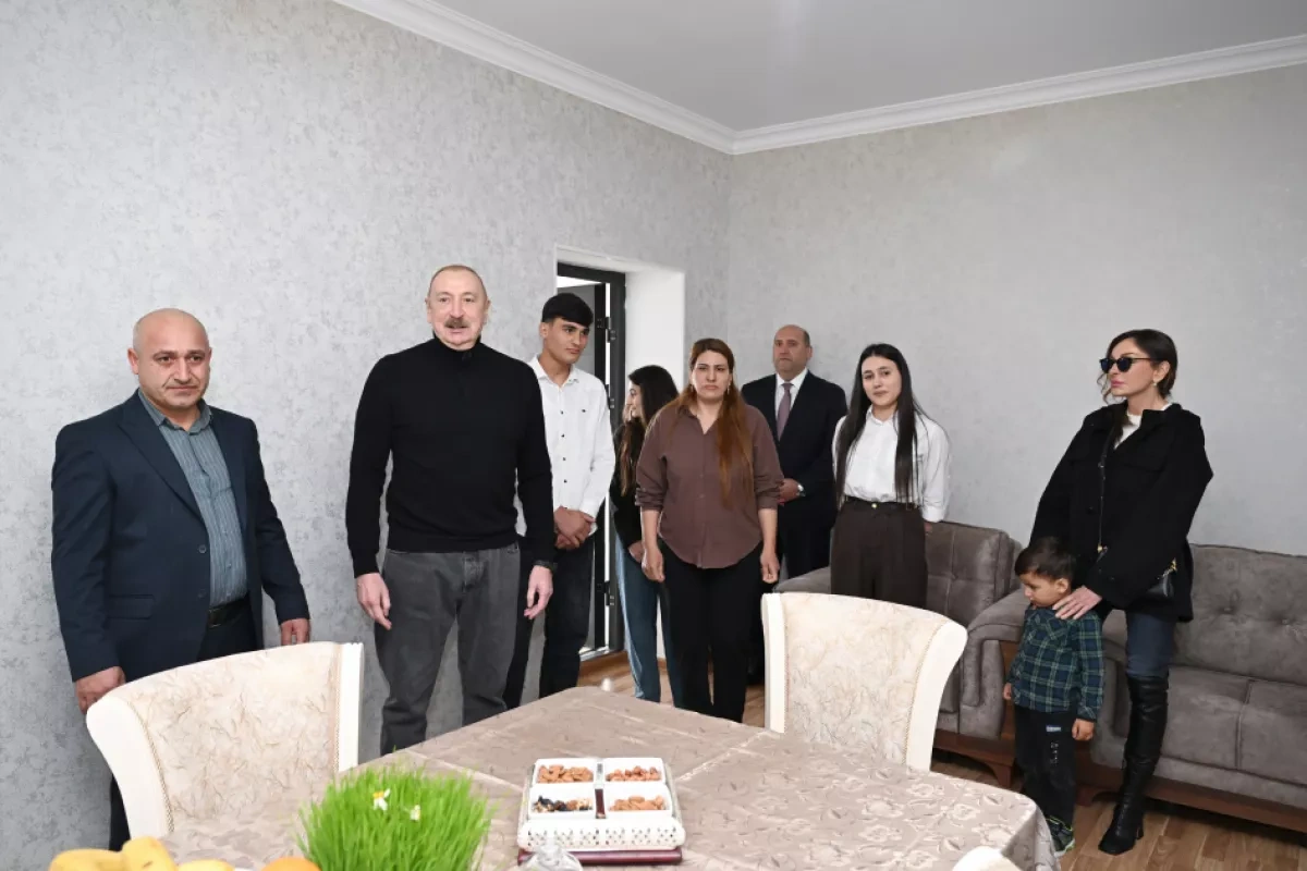 Azerbaijani President, First Lady celebrate village restoration in Khojavand PHOTO