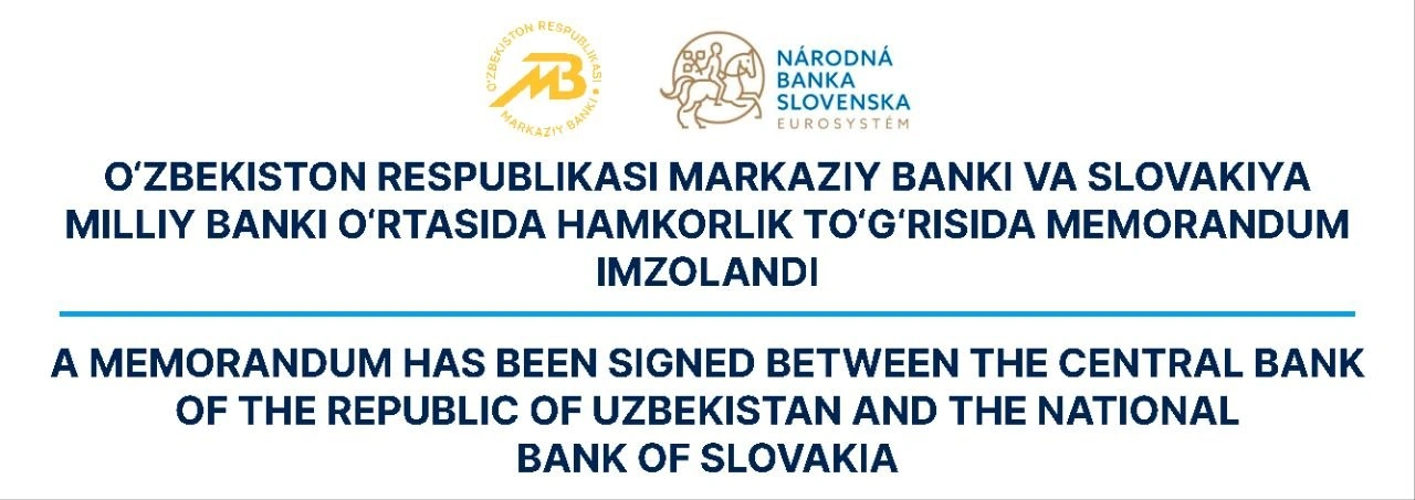 Uzbekistan, Slovakia central banks sign co-op memorandum