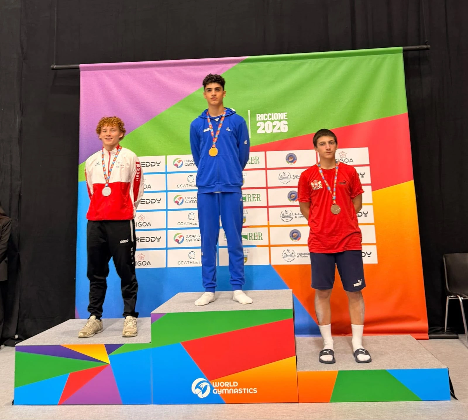 Azerbaijani gymnasts win gold at Aere Trampoline Cup in Italy (PHOTO)