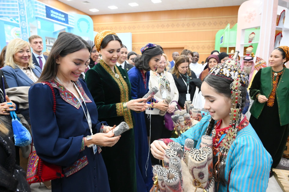 Heydar Aliyev Foundation VP Leyla Aliyeva participates in international conference in Turkmenistan (PHOTO)