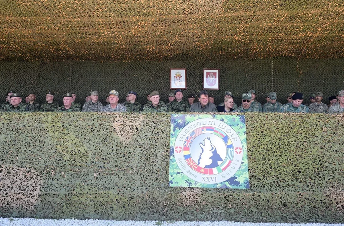 Defence chief Hasanov watches Azerbaijani troops at Platinum Wolf 26 drills in Serbia PHOTO