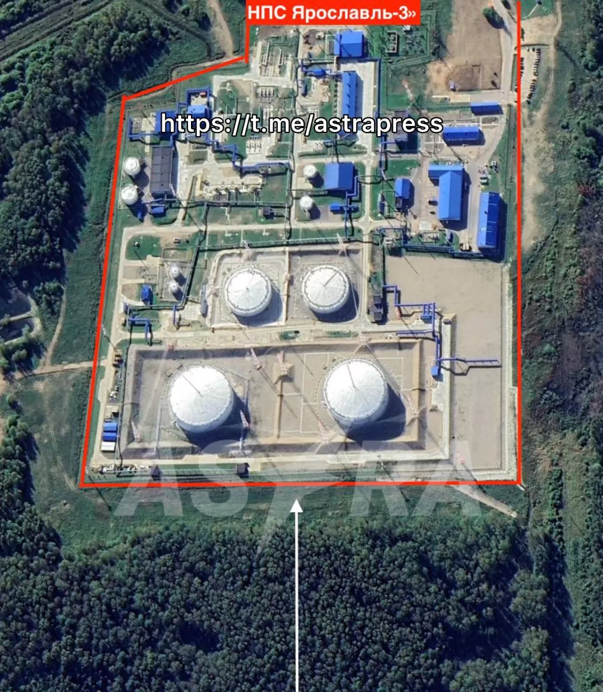 ASTRA: Drone strike triggers fire at Russian oil pumping station PHOTO