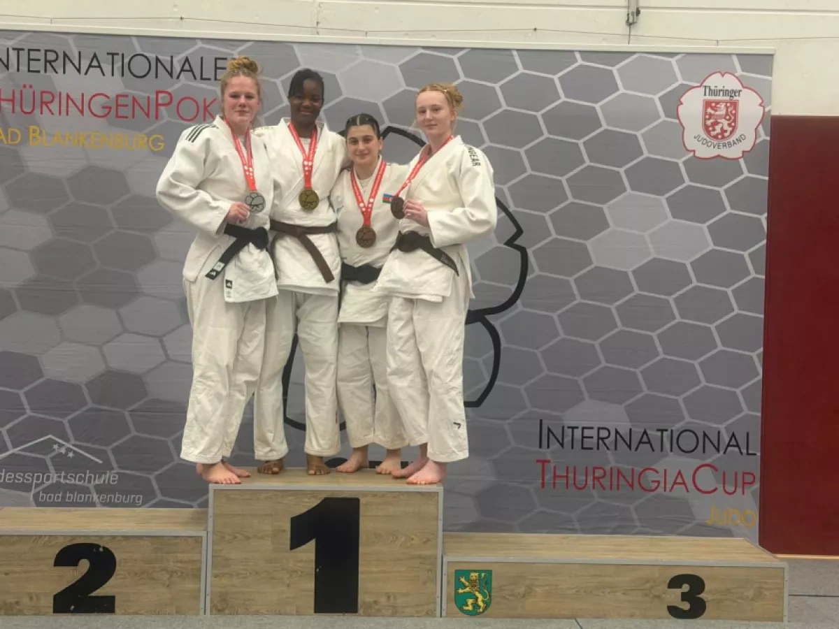 Azerbaijan female judokas win six medals at Thuringia Cup in Germany PHOTO