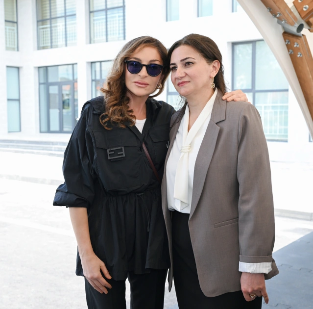 President Ilham Aliyev, First Lady Mehriban Aliyeva meet with residents of Shukurbeyli village of Jabrayil district (PHOTO)