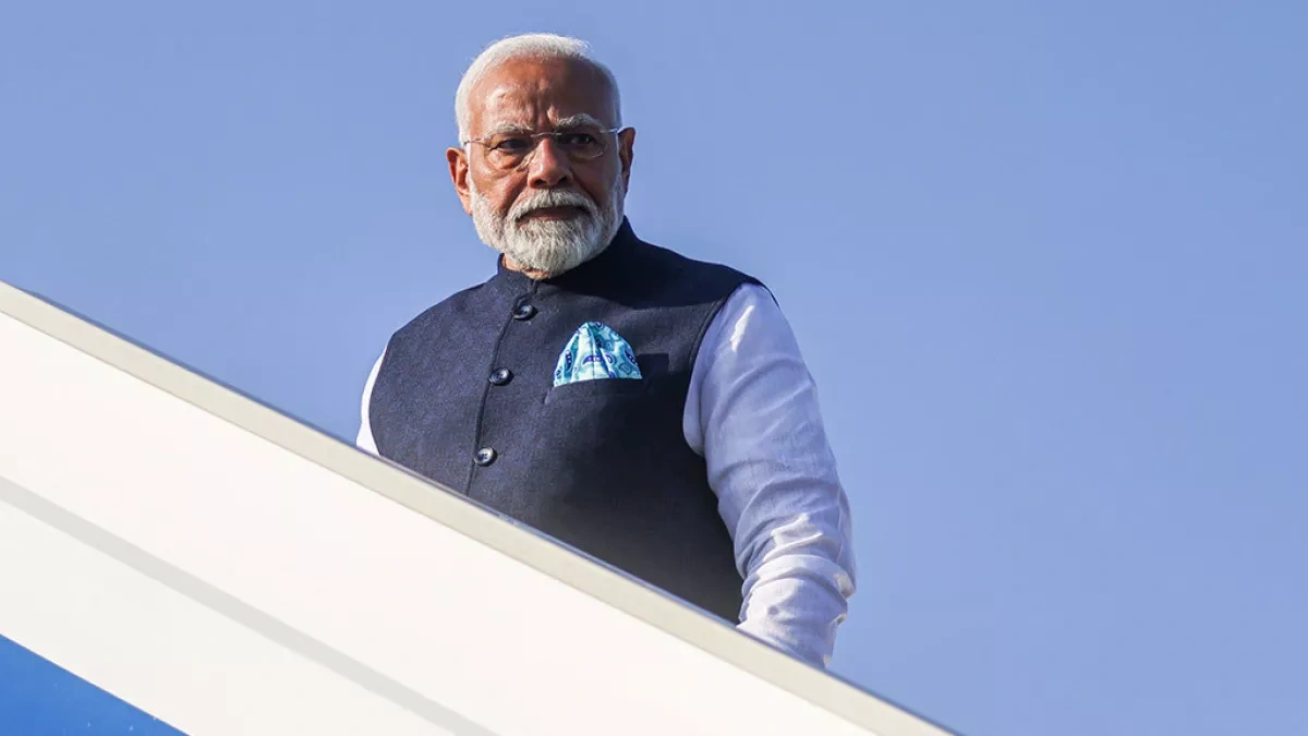 Indian leader begins two-day visit to Israel video