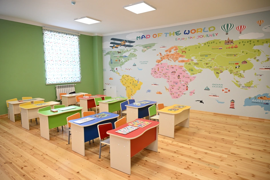Leyla Aliyeva and Alena Aliyeva attend opening ceremony of nursery-kindergarten inaugurated in Goylar village of Shamakhi district (PHOTO)