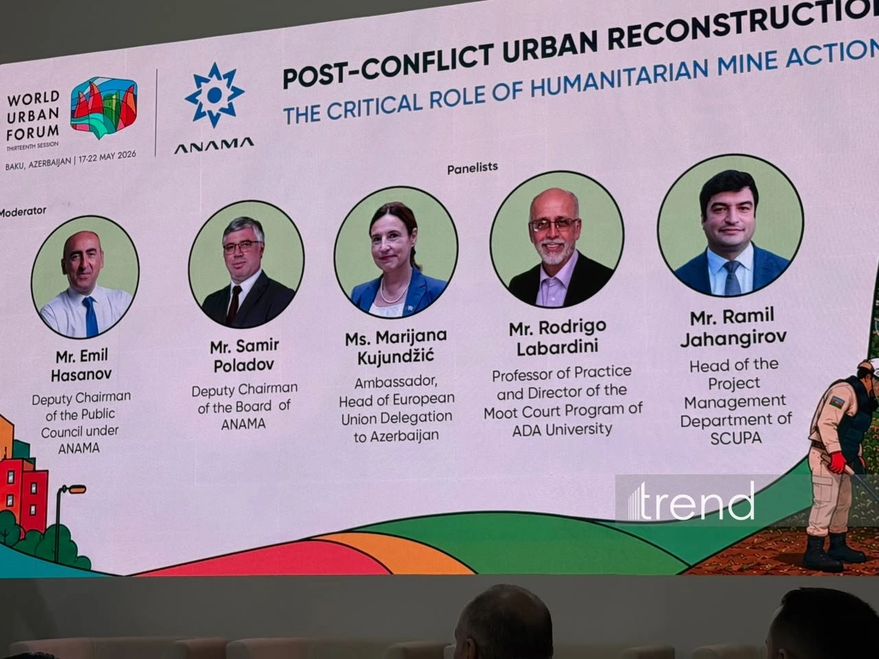 WUF13 in Baku discusses role of humanitarian demining in urban reconstruction