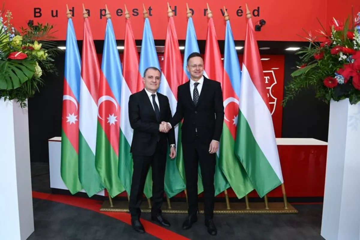 Azerbaijani FM holds talks with Hungarian counterpart in Budapest