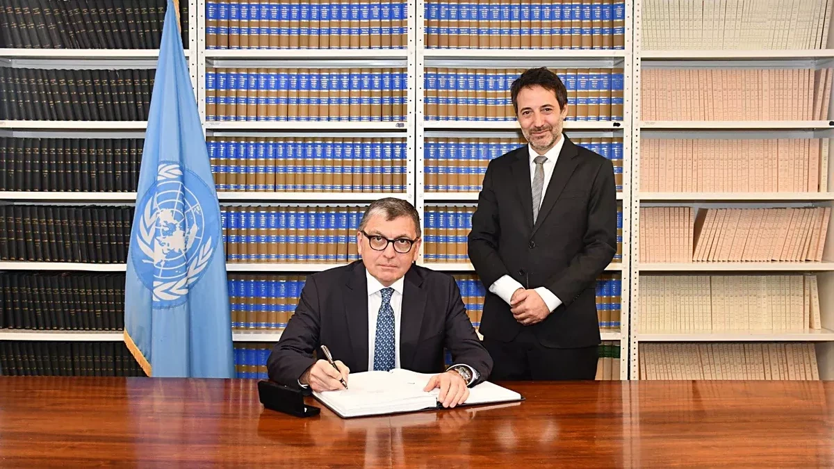 Azerbaijan signs UN convention on Intl settlement agreements