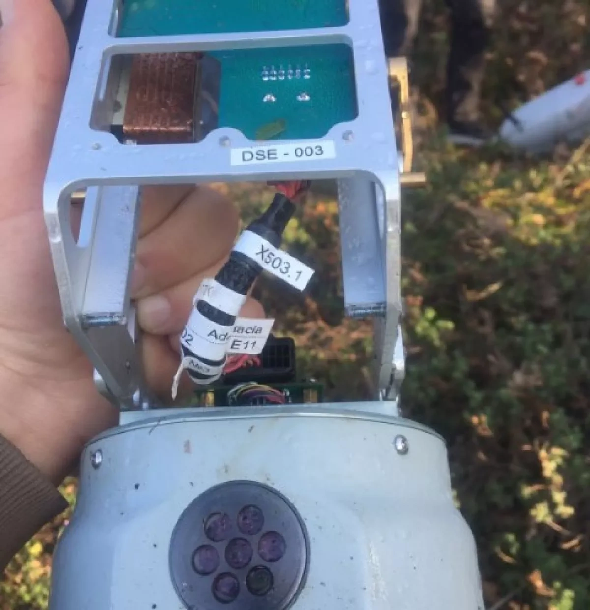 Unidentified drone crashes in western Türkiye Photo