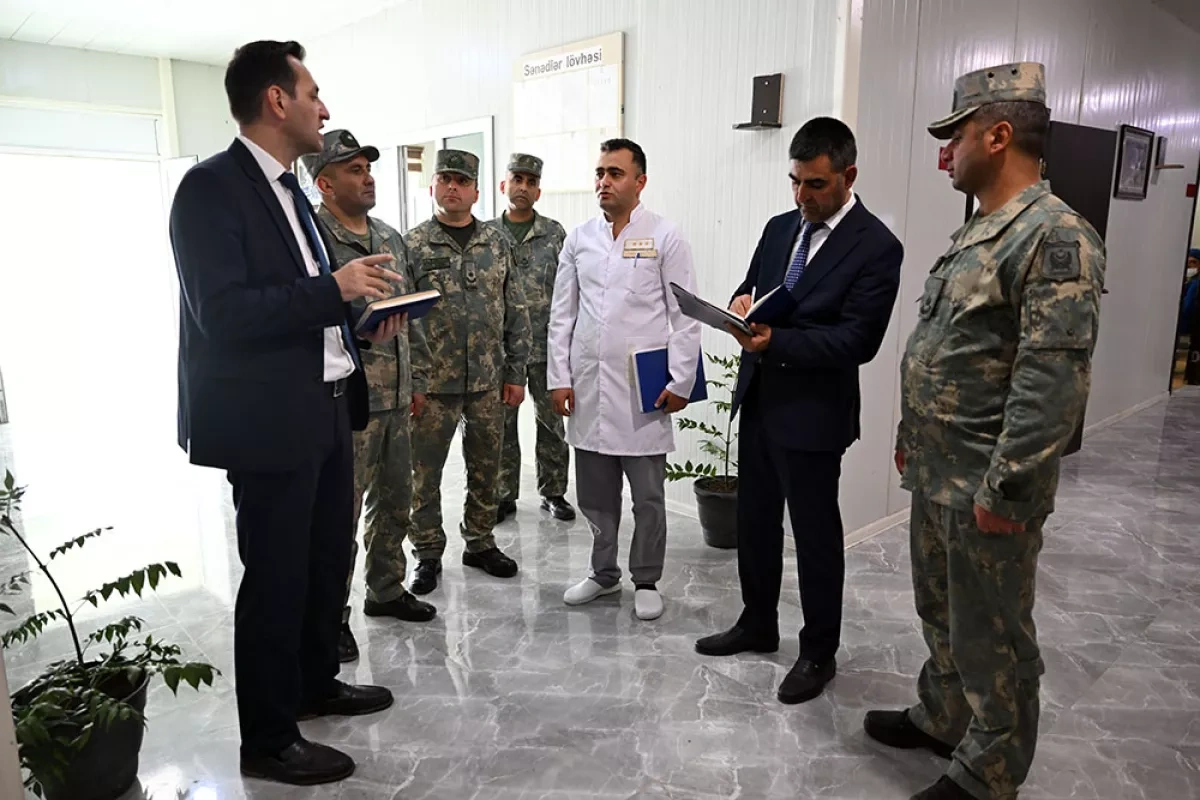 Ombudsman's Office representatives visit Azerbaijani military unit PHOTO