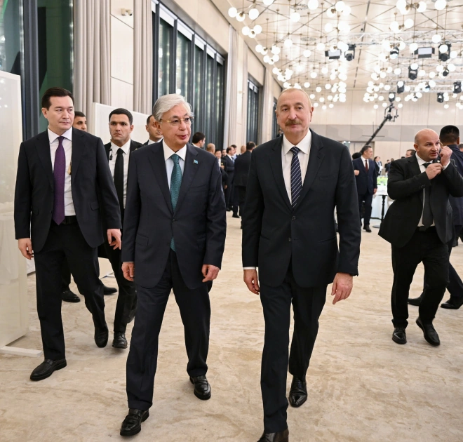 Dinner hosted on behalf of President Ilham Aliyev in honor of participants of 7th CICA Summit (PHOTO)
