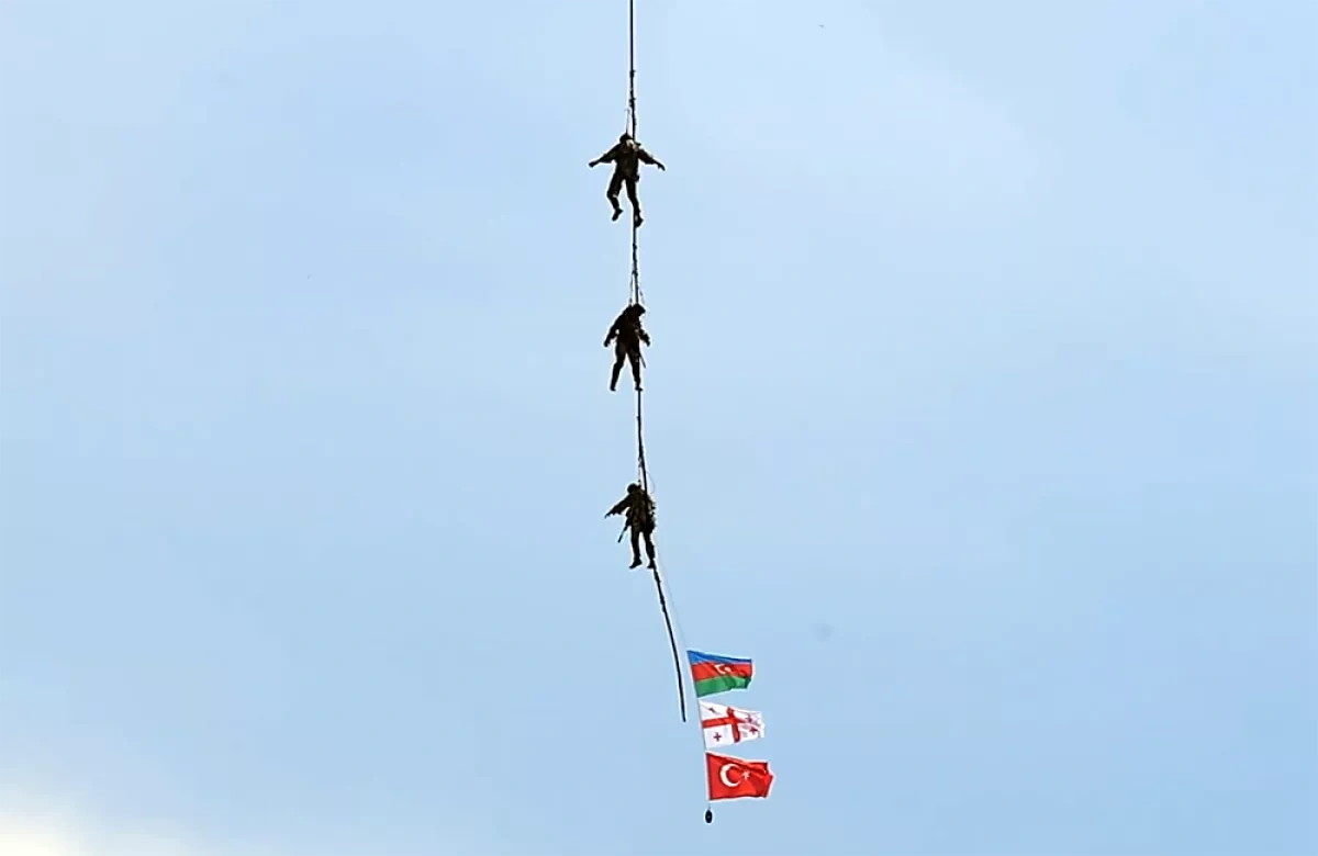 Azerbaijan, Georgia, Türkiye conclude joint "Caucasus Eagle-2026" drills VIDEO